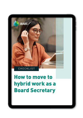 iBabs checklist - How to move to hybrid work as a board secretary _EN_ (2)