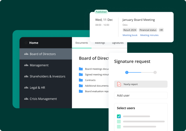 Run secure & efficient board meetings